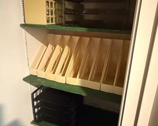 Assorted Office Desk Organizers and Document Trays