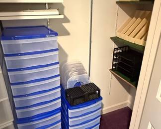 Gracious Living Plastic Storage Drawer Units