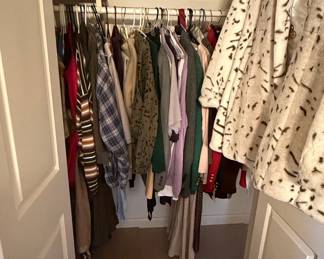 Assorted Vintage and Modern Closet Apparel