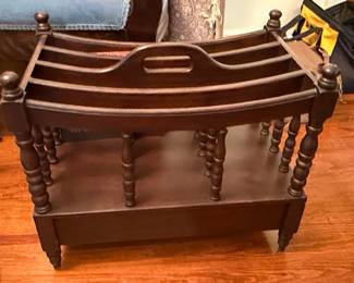 Vintage Canterbury Magazine Rack