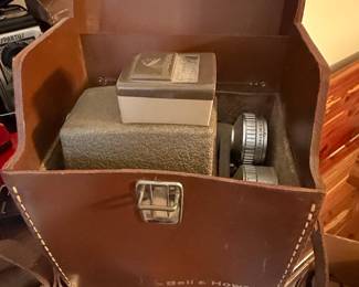 Bell & Howell 8mm Movie Camera with Original Leather Case