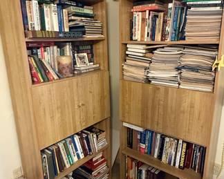 Modern Laminate Bookcases with Storage Cabinets