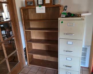 Vintage 4-Drawer Metal Filing Cabinet - 3 available 