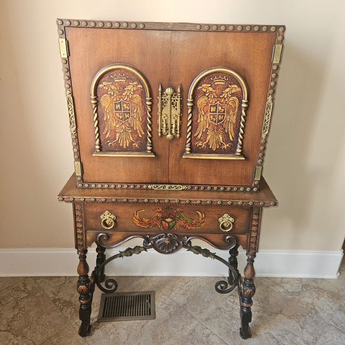 Gothic Revival Style Cabinet