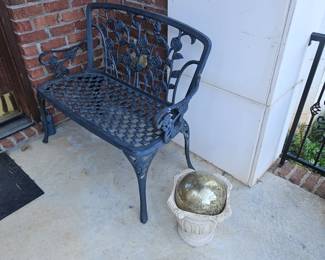 Cast Metal Bench