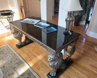 Beautiful Marble top Griffin Table