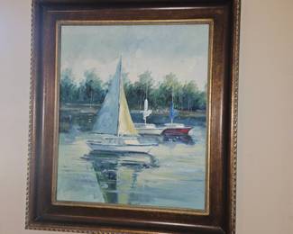 Nautical themed art