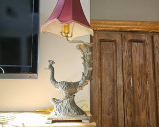 Peacock Lamps (set)