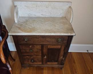 Antique Marble Top Wash stand
