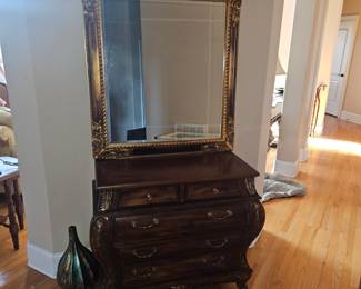 Bombay Style Chest and Mirror