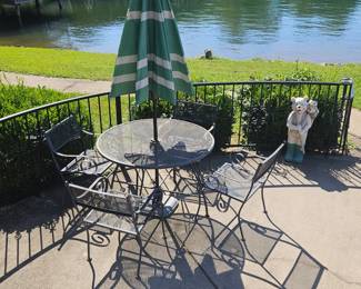 Wrought Iron Table and Chairs