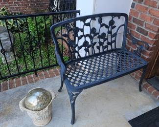 Cast Metal Bench