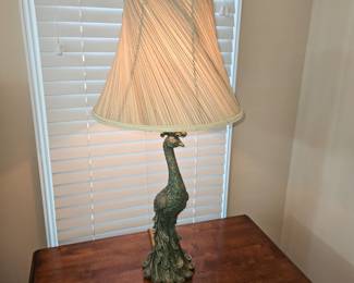 Peacock Lamp