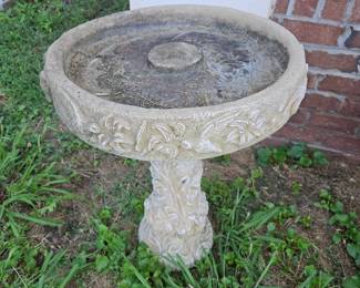 Cast Stone Bird bath