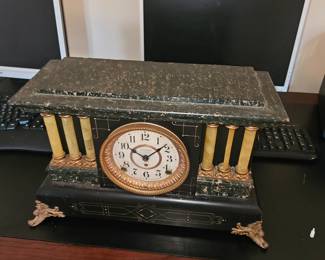 Black Mantle Clock