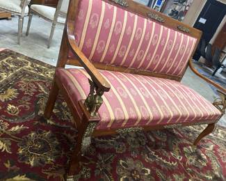 Empire style settee