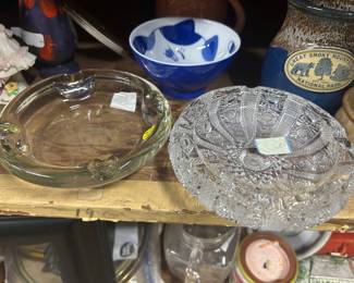 1950s cigarette ashtrays