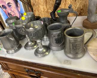 Collection pewter