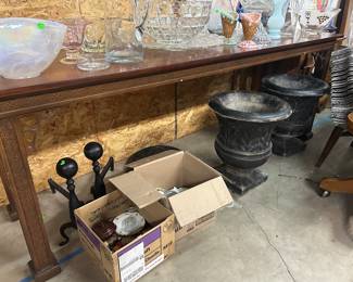 7 foot long Chinese Chippendale style console