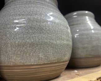 Pair Chinese crackleware