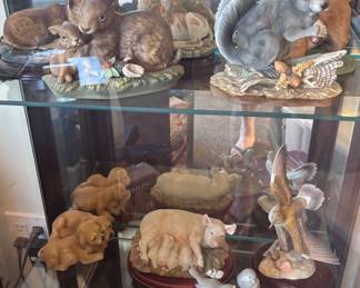 Porcelain Figures, China Cabinets