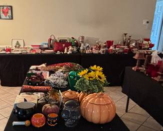 Christmas and Halloween decor