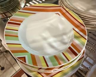 Toscany Indigo Fine China Plates