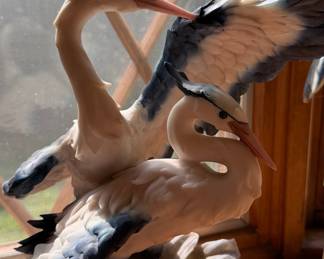 Vintage Montefiori Collection Heron Figurine