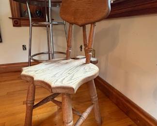 Vintage Shield-Back Side Chair