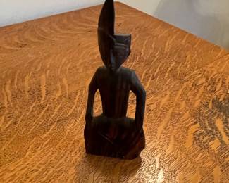 Vintage Hand-Carved African Fertility Doll Figurine