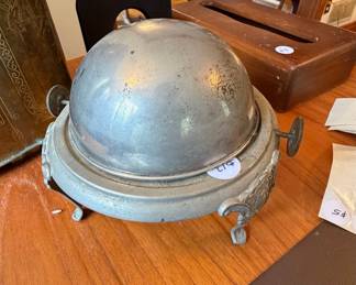 Vintage Revolving Chafing Dish