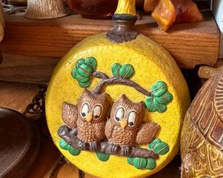 Vintage Homco "Wise OL' Owl Family" Wall Plaque