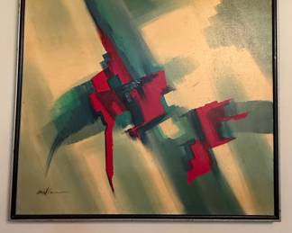 Matson Abstract Expressionist Painting