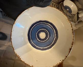 Midwinter Stonehenge Sun pattern stoneware