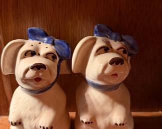 Vintage Shawnee "Muggsy" Dog Salt and Pepper Shakers