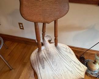 Vintage Shield-Back Side Chair
