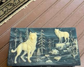 Incolay Stone Jewelry Box by M.L. Way