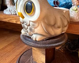 Vintage Ceramic Owl Planter