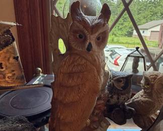 Vintage Ceramic Owl Figurine