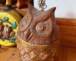 Vintage McCoy Pottery Owl Cookie Jar