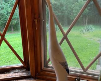 Vintage Porcelain Crane/Heron Figurine