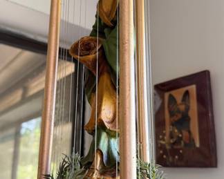 Vintage Asian Goddess Rain Lamp