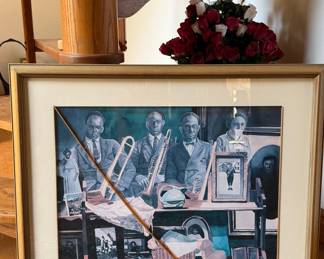 Dane Tilghman Jazz Musicians Framed Print