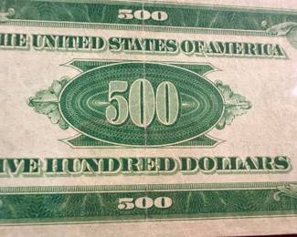 Very rare $500 bill