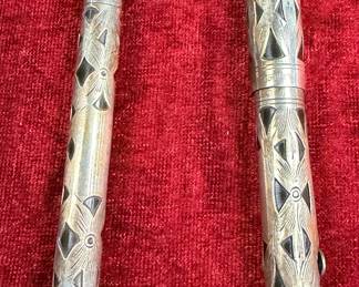 1930s Waterman Sterling pen and pencil set