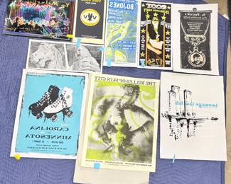 Collection of posters from players and other events