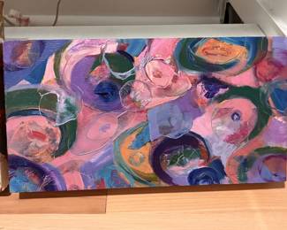 61. " tumbling color wheels" $75.00