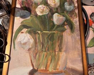 73. "white tulips" $100.00
