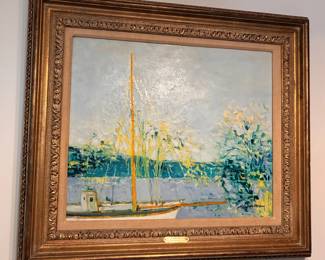 129. artist Michel Henry "pays de lorre" $2.800.00