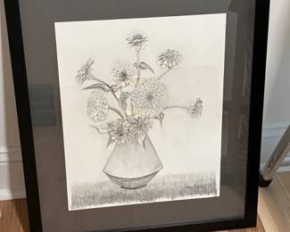 42. " my zinnas" $650.00
